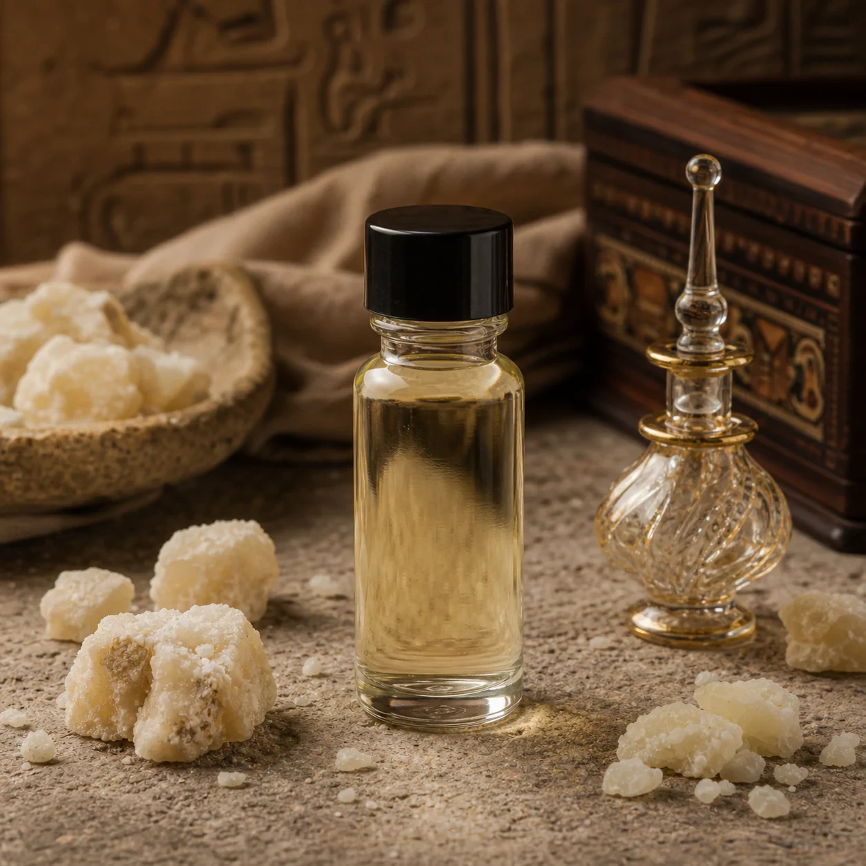 White Musk pure oil in apothecary glass